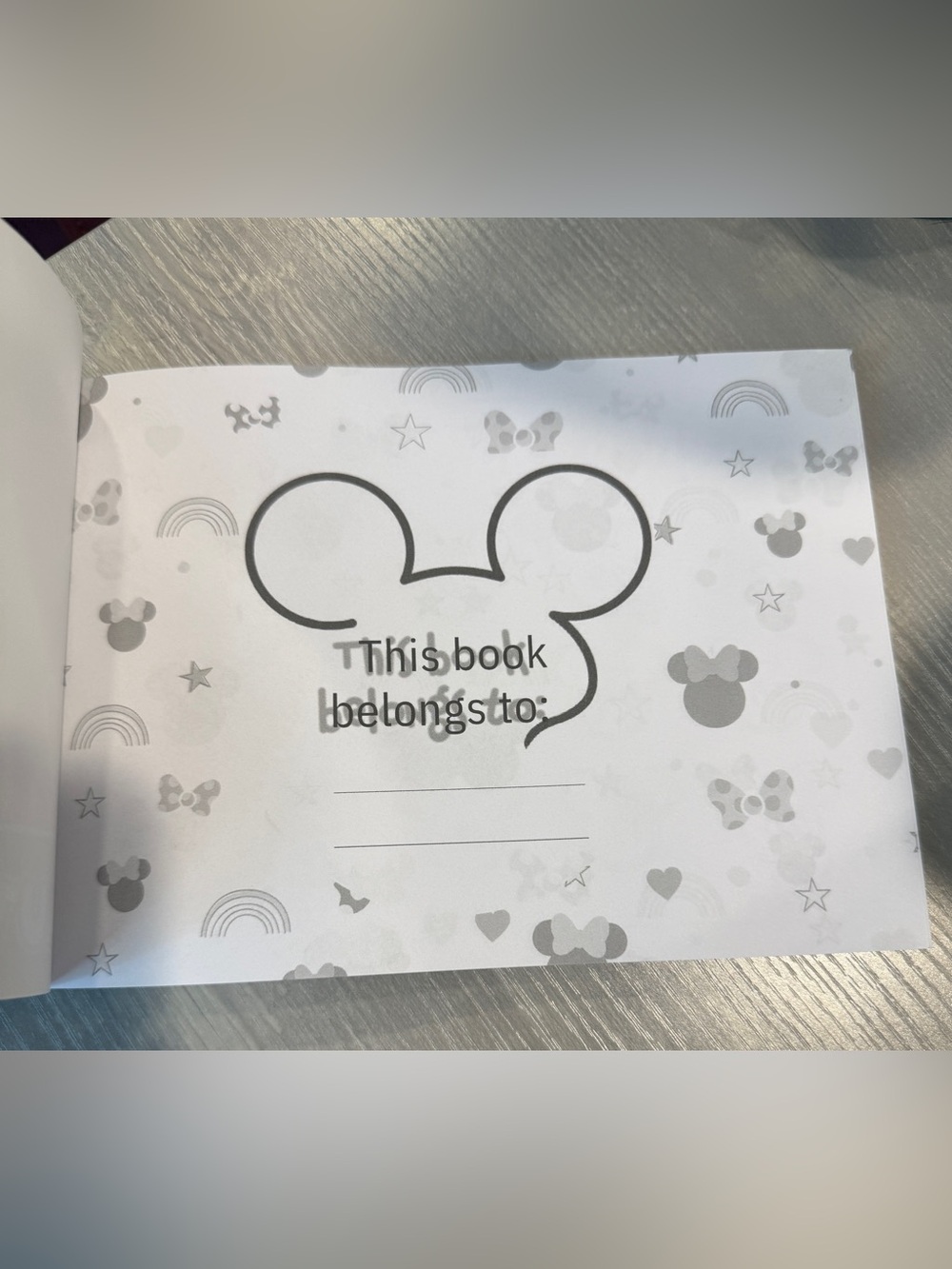 Disney Parks 2026 Autograph Book NEW Unused | Disneyland & Disney World Souvenir - Picture 4 of 6